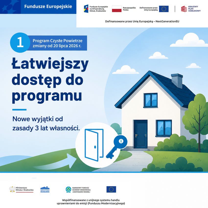 Łatwiejszy dostep do programu. Nowe wyjątki od zasady 3 lat własności.