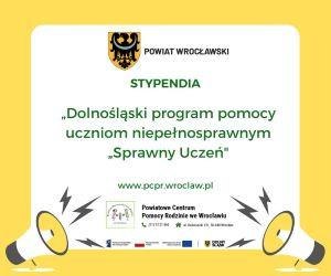 „Dolnośląski program pomocy uczniom niepełnosprawnym „Sprawny Uczeń