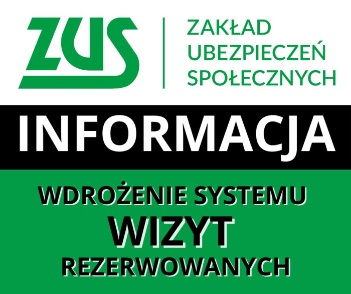 System wizyt rezerowanych w ZUS
