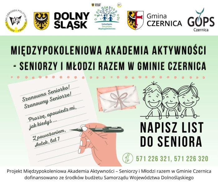 Napisz list do Seniora!