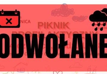 Piknik profilaktyczny - ODWOŁANY