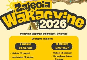 Rekrutacja dodatkowa - Wakacje 2026