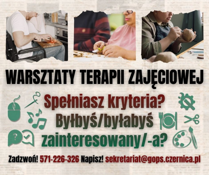 Warsztaty Terapii Zajęciowej